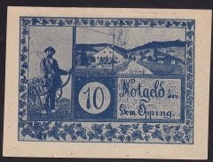 AVUSTURYA 10 HELLER NOTGELD 1920 ÇİL