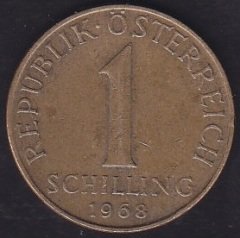 Avusturya 1 Şilin 1968