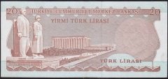 6.Emisyon 2.Tertip 20 Lira C69 158342 Çok Temiz+