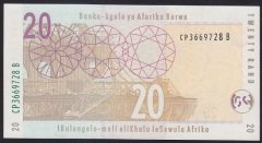SOUTH AFRİCA 20 RAND 2005 ÇİL eski kağıt para değerleri