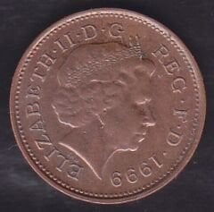 İngiltere 1 Penny 1999