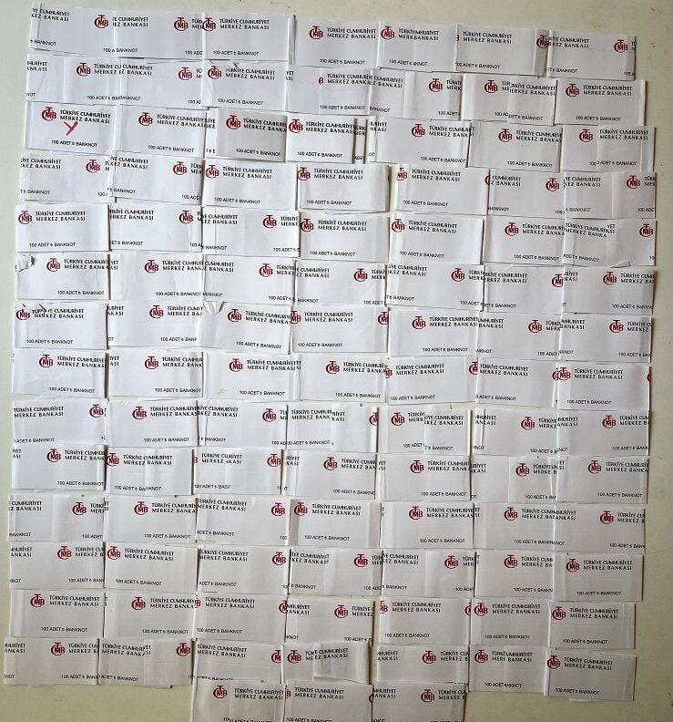 101 Adet TC Merkez Bankası Deste Para Bandrolü