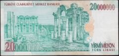 7.Emisyon 20 000 000 Lira I19 409820 Çok Temiz+