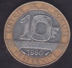 Fransa 10 Frank 1990