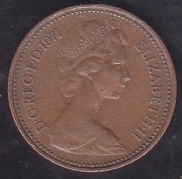İNGİLTERE 1 PENNY 1971