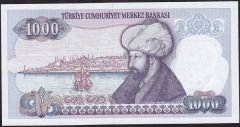 7.Emisyon 1.Tertip 1000 Lira D50 127990 Çil