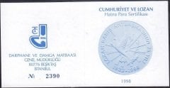 Hatıra Para Sertifikası - Cumhuriyet Ve Lozan - 1998 Yılı