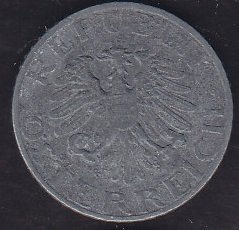 Avusturya 5 Groschen 1966 Çinko