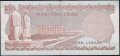 6.Emisyon 2.Tertip 20 Lira C58 419893 Çok Çok Temiz+