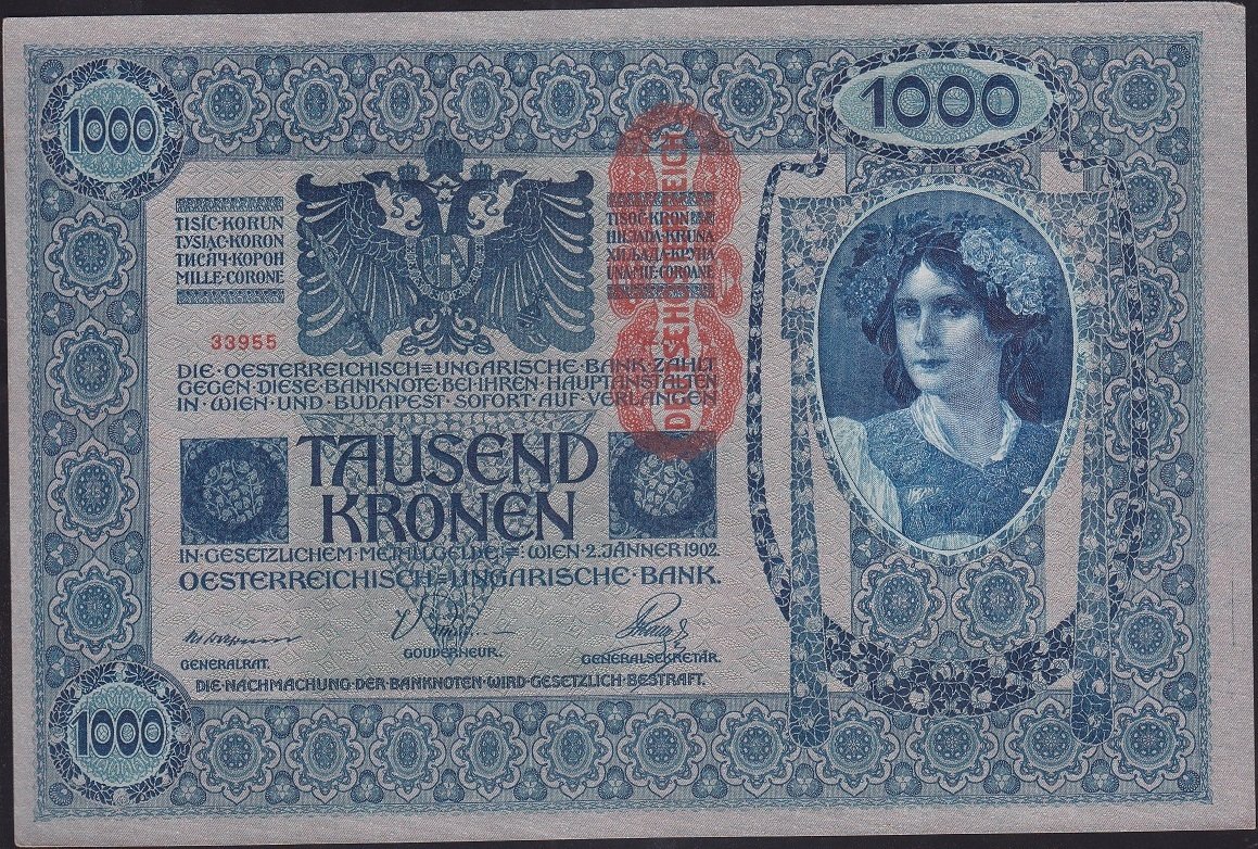 AVUSTURYA MACARİSTAN İMPARATORLUĞU 1000 KRON 1902 ÇİLALTI ÇİL - 33955 eski para satan yerler
