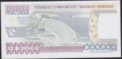 7.EMİSYON 3.TERTİP 1 000 000 LİRA T52 526625 BLOK RADAR ÇİL