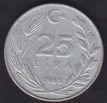1985 Yılı 25 Lira