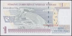 8.Emisyon 1 YTL A54 651279 Çil