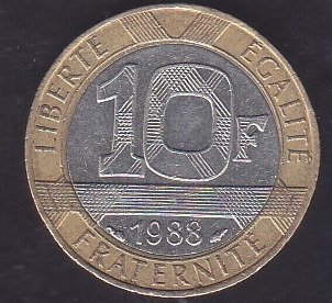 Fransa 10 Frank 1988