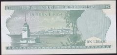 6.Emisyon 2.Tertip 10 Lira K42 095807 Çilaltı Çil