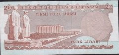 6.Emisyon 2.Tertip 20 Lira C53 400085 Çok Temiz+