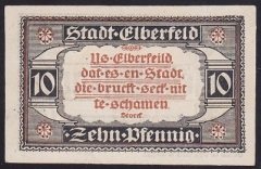ALMANYA 10 PFENNİNG NOTGELD 1920 ÇİLALTI