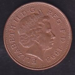 İngiltere 1 Penny 1998
