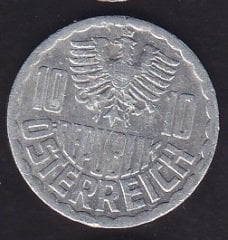 Avusturya 10 Groschen 1986