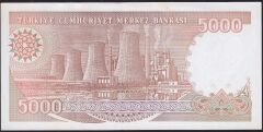 7.Emisyon 4.Tertip 5000 Lira G28 075908 Çilaltı