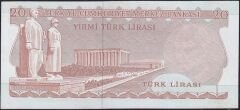 6.Emisyon 3.Tertip 20 Lira G26 178405 Çilaltı