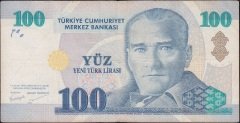 8.Emisyon 100 YTL A89 301468 Çok Temiz