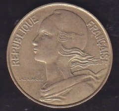 Fransa 10 Centim 1989