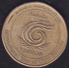 Avustralya 1 Dolar 199 Hatıra Uluslararası Yaşlılar yılı