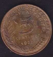 Fransa 5 Centimes 1978