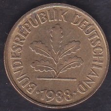Almanya 5 Pfennig 1988D