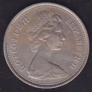 İngiltere 5 Pence 1971