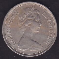 İngiltere 5 Pence 1971