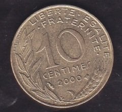 Fransa 10 Centim 2000