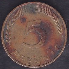 Almanya 5 Pfennig 1950G