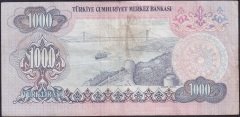 6.EMİSYON 1.TERTİP 1000 LİRA C52 245552 ÇOK TEMİZ +