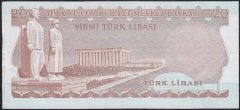 6.EMİSYON 2.TERTİP 20 LİRA E60 332668 ÇOK ÇOK TEMİZ +