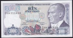 7.EMİSYON 1.TERTİP 1000 LİRA C09 211810 ÇİLALTI ÇİL