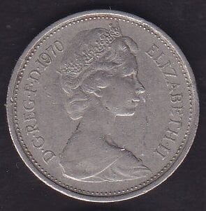 İngiltere 5 Pence 1970