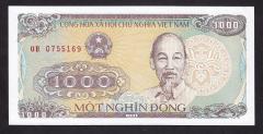 Vietnam 1000 Dong 1988 Çil Pick 106a