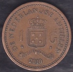 Hollanda Antilleri 1 Gulden 2010