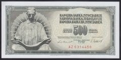 Yugoslavya 500 Dinar 1981 Çil Pick 91b