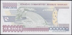 7.EMİSYON 3.TERTİP 1 000 000 LİRA U02 482878 ÇİL