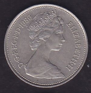 İngiltere 5 Pence 1980