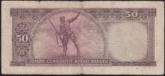 5.Emisyon 1.Tertip 50 Lira B5 015266 Temiz