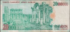 7.Emisyon 20 000 000 Lira I48 979628 Çok Temiz+