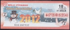 2011 31 ARALIK YARIM BİLET -  Z SERİSİ