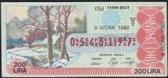 1982 9 Ocak Yarım Bilet - Y Serisi