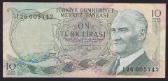 6.EMİSYON 2.TERTİP 10 LİRA I26 005742 ÇÇT