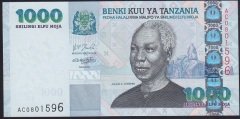 TANZANYA 1000 SHİLİNG 2003 ÇİL pick 36a eski kağıt para fiyatlaıı