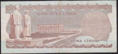 6.EMİSYON 2.TERTİP 20 LİRA E53 068837 ÇOK TEMİZ +